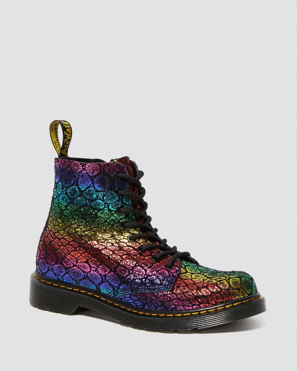 Dr Martens 1460 Pascal Metallic Topánky Detske ( Rainbow ) SK 368-WHJFQA